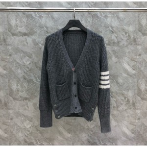 톰브라운 양모 남녀공용 가디건