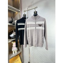 프라다 남자 양모 가디건