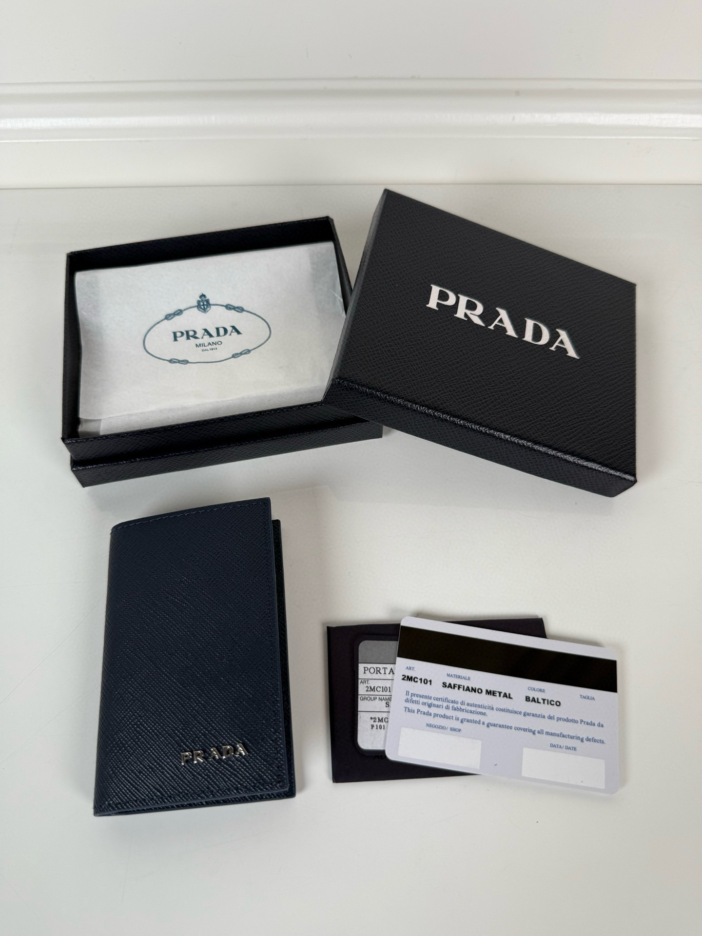 프라다 2MC101 남녀공용 카드지갑 머니클립